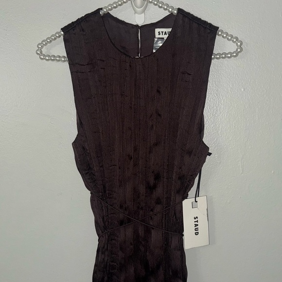 STAUD MIZU DRESS EARTH PLISSE - Picture 3 of 16